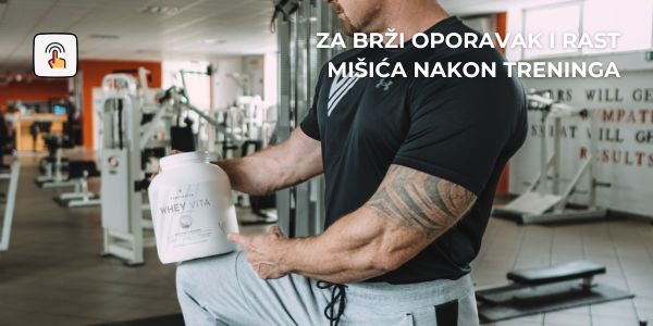 Za brži oporavak mišića nakon treninga whey vita